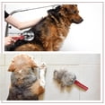 thumbnail image 6 of 8 Pack Red Metal Curry Comb  Brush Reversible Stainless Steel Grooming Tool for Dog Cow Sheep Pet, 6 of 6