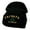 Black, variant on Private Veteran Embroidered Long Knitted Beanie - Olive OSFM