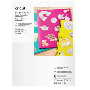 Cricut® Printable Sticker Paper (8 ct), White