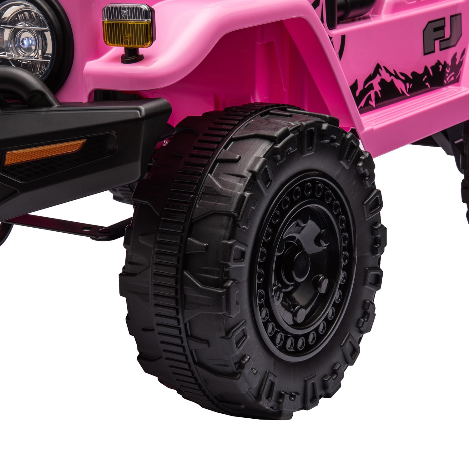 CIPACHO Licensed TOYOTA FJ Cruiser 12 V Powered Ride On Car 2.4G with Parents Remote Control, Electric Car for Kids, Pink CIPACHO Licensed TOYOTA FJ Cruiser 12 V Powered Ride On Car 2.4G with Parents Remote Control, Electric Car for Kids, Pink