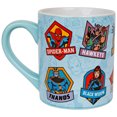 thumbnail image 3 of Marvel Comics Characters Badges 14oz Ceramic Mug, 3 of 3
