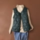 thumbnail image 1 of Abrigo de bolsillo cálido para mujer, chaqueta sin mangas, parka de plumón de invierno, abrigo para mujer, 1 of 8