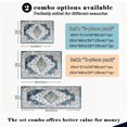 thumbnail image 3 of Kitchen Rugs Sets of 3 Non Slip Washable Kitchen Mats for Floor, Waterproof Kitchen Runner Rug, Floor Mat Carpet for Entryway, Laundry, Sink, Hallway, Bathroom, 3 of 12