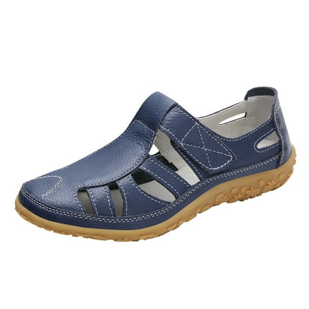 

PANGF Women Shoes Fashion Flat Soft Sole Sole Sole Sandals Casual Retro Sandals Non-slip Sole Light and Simple Breathable Easy To Wear Take Off