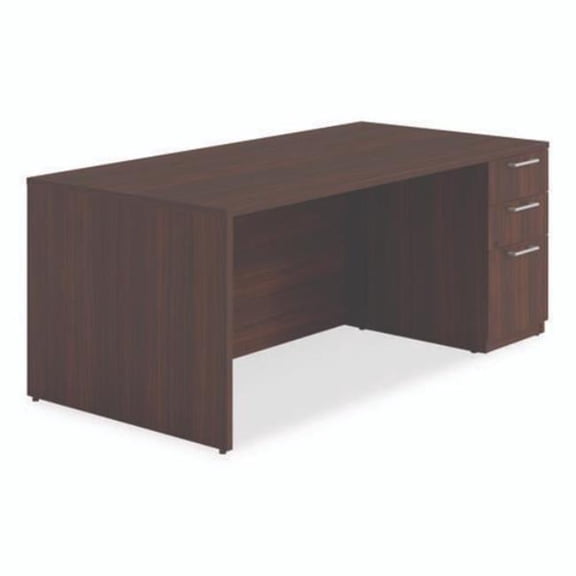 Alera ALESVSPR7236MY Single Right Pedestal Desk - Mahogany