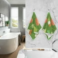 thumbnail image 7 of SKYSONIC St. Patrick's Day Cotton Hand Towels Set of 2 Absorbent Bath Towel Decorative Fingertip Towels for Bathroom Gym Spa Hotel Beach,16" x 28", 7 of 7