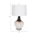 thumbnail image 7 of Sagebrook Home Glass 26" 2Tone Bottle Table Lamp, White, Round, 25.5"H, 2 Tone - 15" x 15" x 25.5", 7 of 7