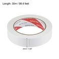 thumbnail image 2 of Uxcell 25mm x 30m/98.4ft Double-Sided Adhesive Tape Paper Backing 1 Roll, 2 of 5