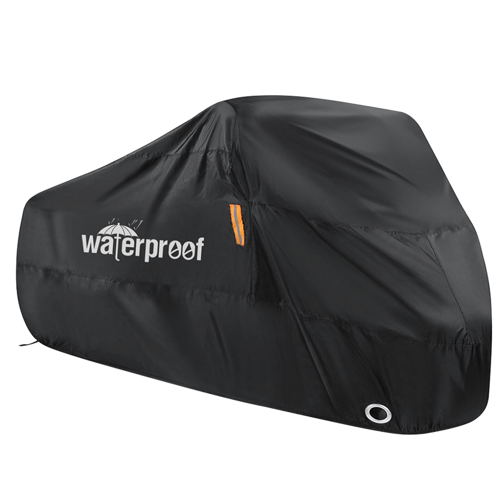 Giunmcul Motorcycle Cover 210T Coated Waterproof UV Snowproof Design All-Weather Protection for Motorbikes Compact Portable Storage Bag