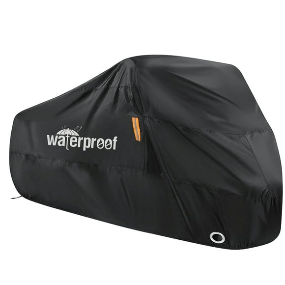 Lolmot Motorcycle Covers Waterproof Outdoor Storage 210T Silver-Coated Bicycle Cover Motorcycle Cover Waterproof, Dust-Proof, Uv-Proof and Snow-Proof Clothing