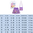 thumbnail image 2 of 67 Meme Kid Girl Clothes Skirt Set 3 Piece Outfits Summer Casual Short Sleeve Top Skirt and Small Bag Set Birthday Gifts for Girls 2-10, 2 of 2