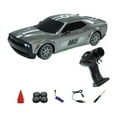 thumbnail image 2 of Coches RC de juguete para niños, regalos, derrapes de alta velocidad, coche RC con luces, juguete para niños de 3 años en adelante, recuerdo de fiesta gris, 2 of 9