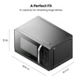thumbnail image 3 of Chefman MicroCrisp 22.5L (0.8 cu. ft.) Microwave and Convection Oven 1500W – Stainless Steel, New, 3 of 9