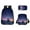 C, variant on 3D Sky Pattern School Bag Breathable Travel Outdoor Multifunctional Bag 3PC Sports Bag Holiday Clearance