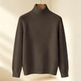 thumbnail image 4 of cocolona Solid Color Mock Neck Sweaters for Women Raglan Sleeve Basic Knit Sweater Fall Winter Warm Layer Sweater, 4 of 5