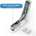 thumbnail image 3 of Mini Stapler, 20 Sheet Office Desktop Stapler with 640 Standard Staples and A Staple Remover, Pink…, 3 of 14