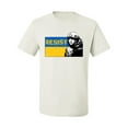 thumbnail image 2 of Support Ukrainian Flag Zelensky RESIST Men's Graphic T-Shirt, White, XX-Large, 2 of 4