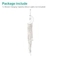 thumbnail image 2 of TSV Macrame Woven Wall Hanging Tapestry, Boho Handmade Moon Dream Catcher Art for Home, 2 of 8