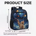 thumbnail image 7 of Jeiento Cute Cat Toddler Backpack for Kids 3-5, v13.5 Inch Preschool Bag for Girls, Boys Lightweight School Backpack with 2 Side Mesh Pockets for Travel, 7 of 7