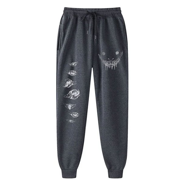 Pantalones de chándal con estampado de Anime Berserk para hombres, pantalones de Joggers atléticos, pantalones de forro polar casuales con bolsillos, disfraz de Cosplay, primavera y otoño