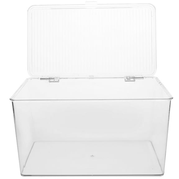 Diekin Transparent Book Organizer Book Organizing Box Book Storage Case DVD Storage Box for Storage