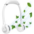 thumbnail image 1 of Ventilador de cuello portátil, mini ventilador USB, ventilador de banda para el cuello personal recargable, ventilador USB de 3 velocidades con cabeza ajustable de 360 ° para caminatas, deportes al ai JFHHH pequeña, 1 of 5