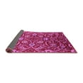 thumbnail image 2 of Ahgly Company Indoor Round Oriental Pink Industrial Area Rugs, 5' Round, 2 of 4