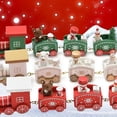 thumbnail image 4 of Wooden Christmas Train Toys Set For Christmas Decorations And Gifts, 4 of 5