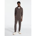 thumbnail image 2 of Athletic Works Men's Scuba Knit Quarter Zip Sweatshirt, Sizes S-3XL, 2 of 5