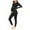 Black, variant on Ekouaer Womens Maternity Pajama Set Long Sleeve Nursing Sleepwear Pregnancy Loungewear Thermal Breastfeeding Outfit