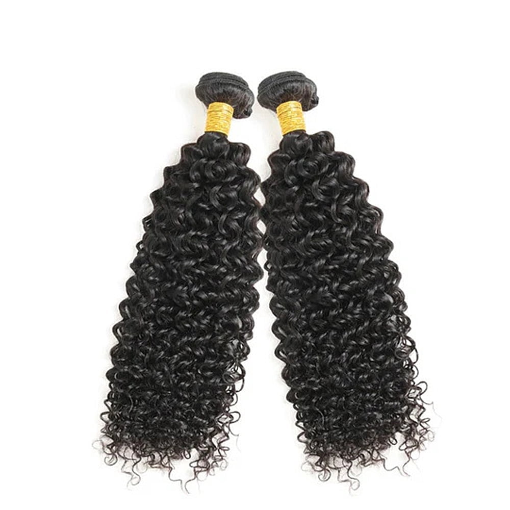 2 Bundles Human Hair 08 10 Inch Jerry Curly Human Hair Bundles, Unprocessed Brazilian Virgin Hair Bundles Quick Weave for Black Women