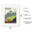 thumbnail image 2 of Hartz Mountains Germany - via Harwich or Grimsby Railway (LNER) - Vintage Railroad Travel Poster by Austin Cooper c.1930s - Fine Art Rolled Canvas Print 11in x 14in, 2 of 4