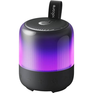 soundcore Glow Mini Portable Bluetooth Speaker System - Black - Battery Rechargeable