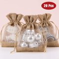 thumbnail image 5 of EcoNesxp 20pcs20pcs burlap drawstring gift bag burlap drawstring gift bag, 5 of 5