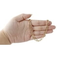 thumbnail image 6 of Real 10K Yellow Gold Solid Figaro Chain 6.50mm Necklace Lobster Clasp 20 Inch, 6 of 6
