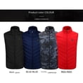 thumbnail image 1 of Chaleco calefactor de carga inteligente, traje calefactor, chaleco calefactor con zona de control de temperatura constante, chaleco calefactor de invierno para hombre, 1 of 2