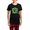 With Red Plaid Pant, variant on CafePress - Happy St Patricks Day Bull M Women's Dark Pajamas - Women's Short Sleeve Print T-Shirt and Pants Dark Cotton Pajama Set