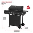 thumbnail image 6 of Nexgrill 5-Burner Gas Grill with Side Burner, 67,000 BTUs, 618 SQ. In. Cooking Area, Propane BBQ Grill with Stainless Steel Panel for Outdoor Cooking, Patios, and More - 720-1142&nbsp;, 6 of 7