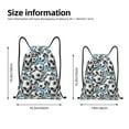 thumbnail image 2 of Lukts Football Soccer Ball Pattern Drawstring Backpack Bag Sport Gym Sackpack,String Backpack Sport Bag Sack,Cinch Tote Gym Backpack-Medium, 2 of 6