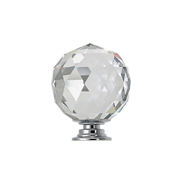 Perillas De Puerta De Vidrio De Diamante De Cristal Transparente Manija De Muebles De Cajón De Armario Perillas De Puerta De Gabinete Perilla De Manija De Cajón De Gabinete Guardurnaity HA016944-00