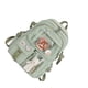 thumbnail image 2 of Sonducket escolar cómoda y espaciosa para mujer - de gran capacidad para mujer escolar Mochilas verde con insignia colgante, 2 of 6