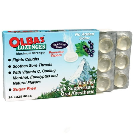 (2 Pack) Olbas Black Currant Lozenges 24 Lozenge