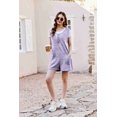 thumbnail image 5 of Ekouaer Women Rompers Summer Short Overalls Waffle Jumpsuit Casual One Piece Beach Outfits Vacation Clothes, 5 of 6