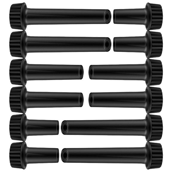 Masteelf 12 Pcs E26 Standard Lamp Socket Knob Replacement With Extended Plastic Handle Switch For Table Lamps Light Fixtures And High Reach Lighting