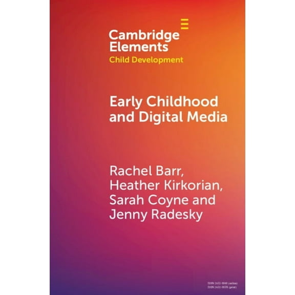 Elements in Child Development Early Childhood and Digital Media, (Paperback)