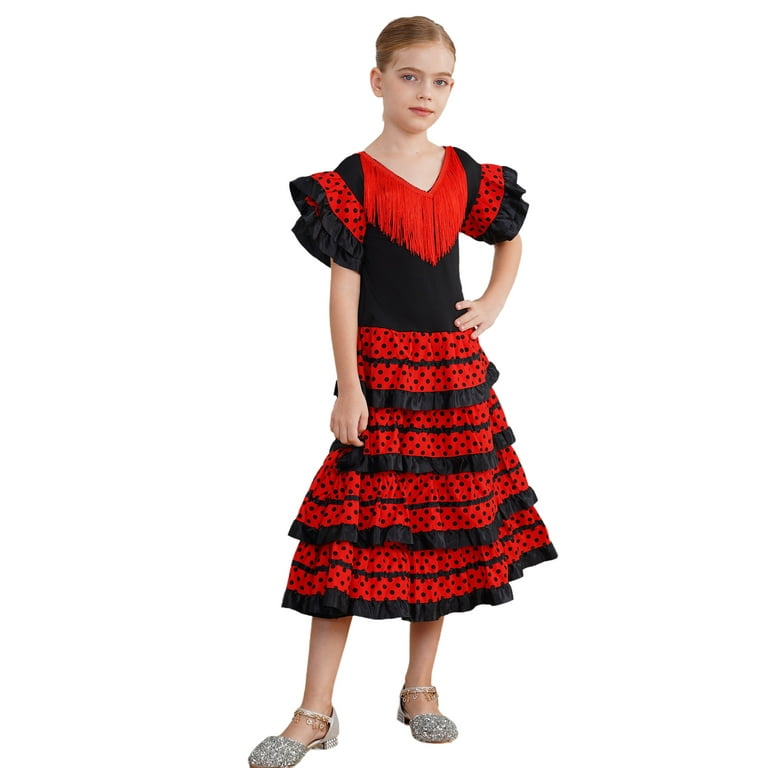 Ruffle skirt fancy dress outlet