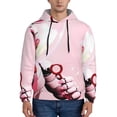 thumbnail image 2 of Lsque Five Nights At Freddy'S Pattern Casual Men's Hoodie,Hooded Sweatshirt with Kangaroo Pocket,Pullover Hoodie-Medium, 2 of 8