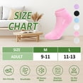 thumbnail image 7 of LOFIR Non Binding Diabetic Socks - Bamboo Viscose Wide Fit Neuropathy Socks with Seamless Toe for Men Women Size 9-11, 6 Pairs, 7 of 7