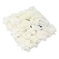 thumbnail image 5 of Paneles de pared de flores artificiales, decoración de pared de flores rosas de seda de simulación para fondo de escenario de fiesta de boda, 15x15 pulgadas, blanco, 5 of 5
