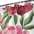 thumbnail image 4 of Waterproof Pioneer Shower Curtain 84x72 Inch Polyester Unique Colorful Floral Shower Curtain for Bathroom Hotel Home Decor with 12 Plastic Hooks, 4 of 5